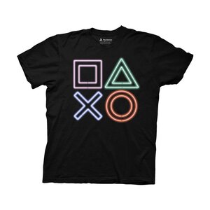 PlayStation Neon Icons T-Shirt XL