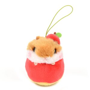Coroham Coron Fruits Vol. 2 Hamster Plush Collection (Mini Strap) Coron w/ Apple