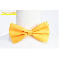 ACDC RAG Plain Bow Tie Yellow