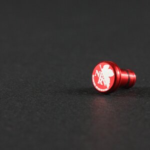 Radio Eva x Gild Design Evangelion NERV Earphone Jack Cover red
