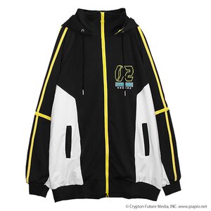 LISTEN FLAVOR Kagamine Rin & Len Jersey Hoodie Black (Re-run)
