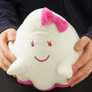 Ghost Crayon Mini Cushion Pink