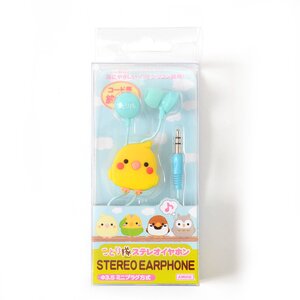 Kotori Tai Stereo Earphones Lutino Cockatiel (Blue)