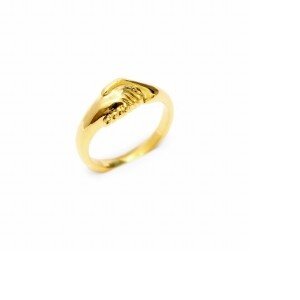 Lilou Shade Hand Ring Size 11 Gold