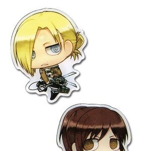 Attack On Titan Chibi-Chara Pin Sets Sasha & Annie