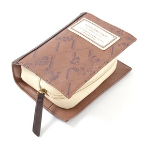 FLAPPER Book Pouch Brown