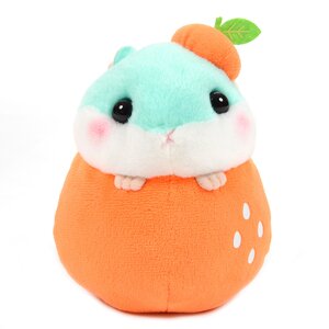 Coroham Coron Fruits Vol. 2 Hamster Plush Collection (Standard) Mincoro-chan w/ Orange