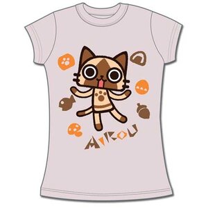 Felyne From Monster Hunter - Felyne Jrs. T-shirt XL