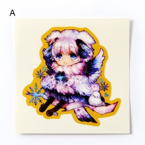 Cheerful Kemomimi Sticker A