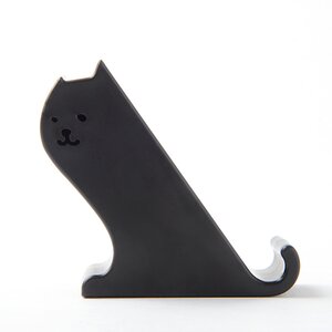 OyaKoneko Cell Phone Stand (Koneko) black