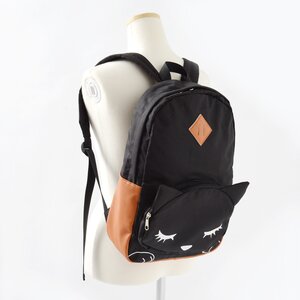 Konnichiwa Pooh-chan Backpack Black