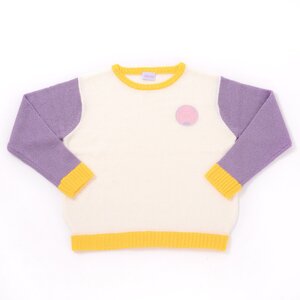 milklim Kids School Knit & Omake Set Lavender