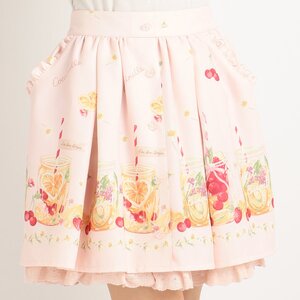LIZ LISA Fruit Skirt Pink
