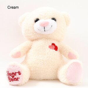 Heart Bear Plushies (Big) Cream