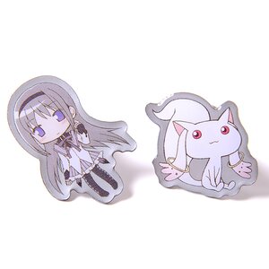 Homura & Kyubey Pin Set | Madoka Magica