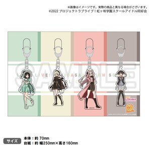 Love Live! Nijigasaki High School Idol Club Nijigasaki High School Store Official Memorial Item TV Animation Season 2 Vol. 2: Nijigaku Acrylic Keychain Set Vol. 2