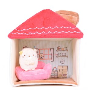 Sumikko Gurashi Plush Scene Collection Pink Roof House