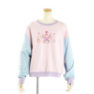 milklim Princess Tiara Sweatshirt Light Pink x Light Blue