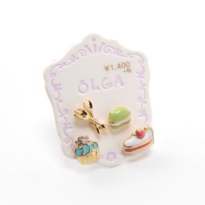Osewaya Sweets Party Earrings Green Macaron