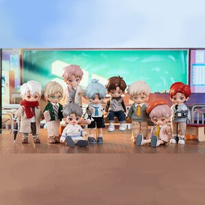 Peetsoon University Series Trading Doll Set of 8