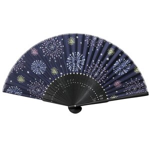 Fireworks Folding Fan