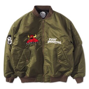 [PDS x Toy Machine] MA-1 Khaki Jacket M