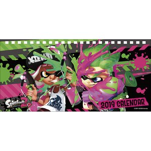 Splatoon 2 2019 Desktop Calendar