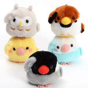 Kotori Tai Pipitto! Bird Plush Collection (Ball Chain) Complete Set + Mini Plushie