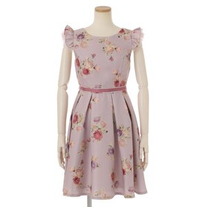 LIZ LISA Rose Pattern Dress Pink