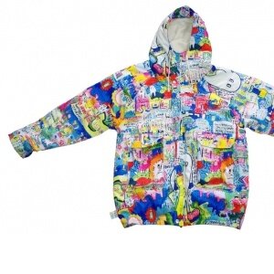 galaxxxy 8words Wall Paint Blouson Jacket