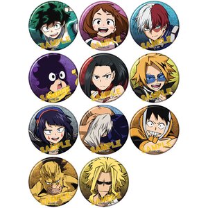 My Hero Academia Action Character Badge Collection Box Set Ver. A