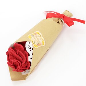 Flower Bouquet Socks Red x Red