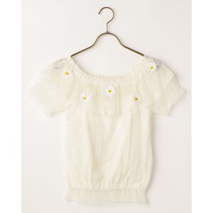 LIZ LISA Marguerite Daisy Top White