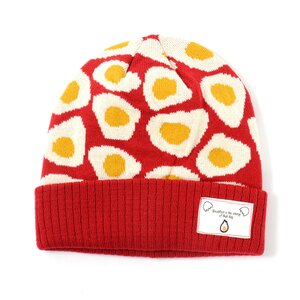 Egg Beanie Red