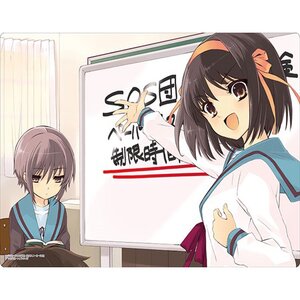 The Melancholy of Haruhi Suzumiya Rubber Play Mat Collection: Haruhi & Nagato