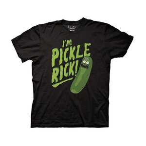Rick and Morty I'm Pickle Rick! Black Adult T-Shirt M