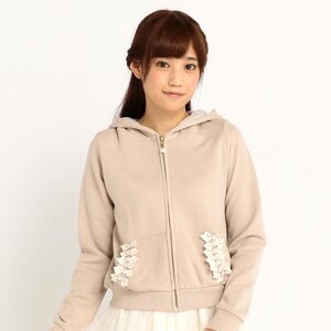 LIZ LISA Ribbon Hoodie Pink