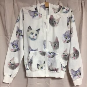 ACDC RAG Cat Zippered Hoodie Regular Size