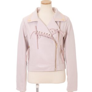 LIZ LISA Lace-Up Jacket Pink