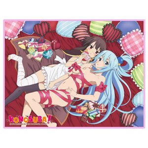 Konosuba Aqua & Megumin Sublimation Throw Blanket