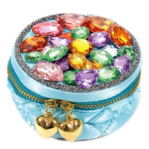 Raghbishwa Colorful Bijou Eco Bag w/ Pouch Sax Blue