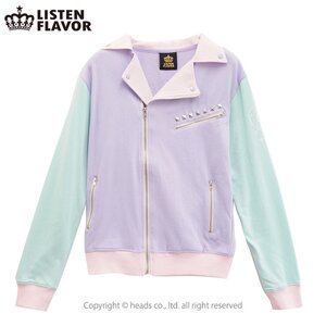 LISTEN FLAVOR Unicorn Heart Riders Blouse Lavender