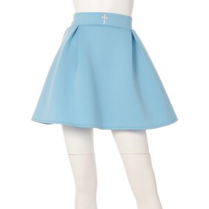 Swankiss A-Line Cross Skirt Sax