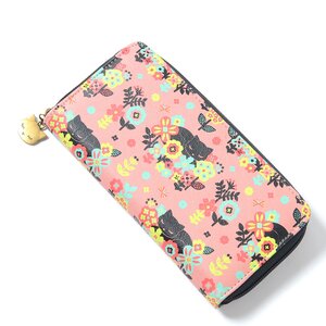 Scandinavian Pooh-chan Long Wallets Pink