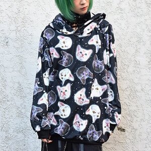 ACDC RAG Oversized Fit Cat Hoodie