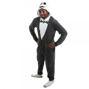 Nightmare Before Christmas Jack Skellington Union Suit M