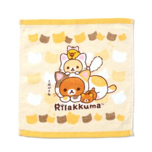 Rilakkuma Nonbiri Neko Hand Towels