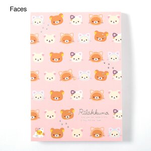 Nonbiri Neko Rilakkuma Memo Pads Faces