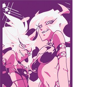 Panty & Stocking with Garterbelt Towels Scanty & Kneesocks
