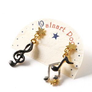 Palnart Poc Music Note Earrings